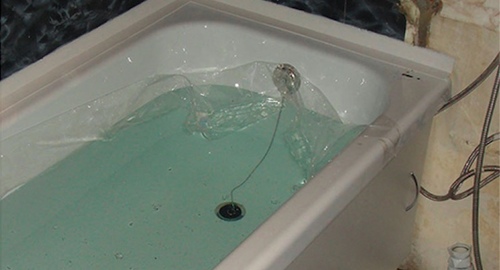 Установкой акрилового вкладыша | Посёлок Советский